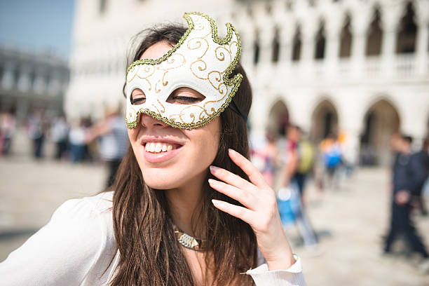 istock venetian woman for carnival in venice 534131623