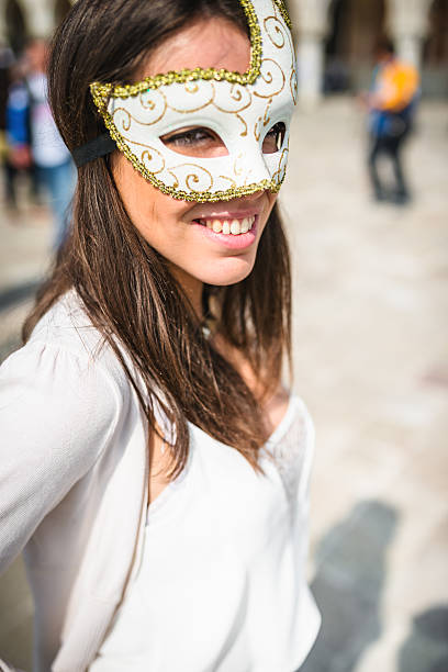 istock venetian woman for carnival in venice 534131655