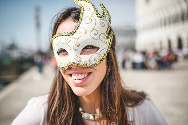 istock venetian woman for carnival in venice 534131663