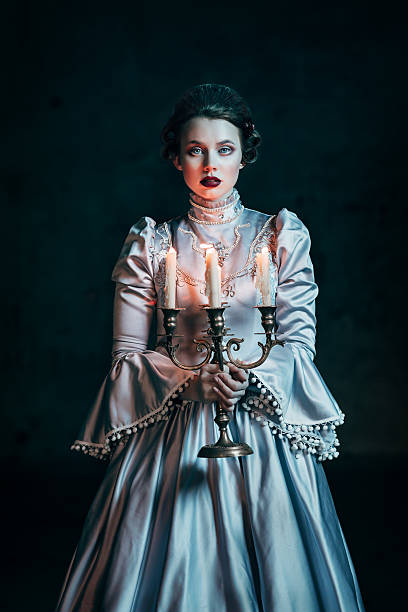 istock Woman in victorian dress 534132173