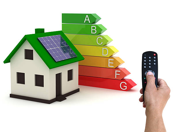istock Smart house automation solar energy efficiency technology concep 534132362