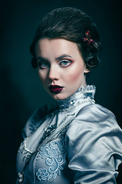 istock Woman in victorian dress 534132645