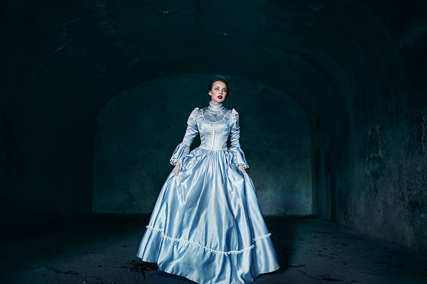 istock Woman in victorian dress 534132655