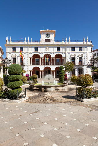 The city hall of Priego de Cordoba, Andalusia, Spain