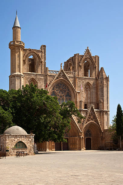 Lala Mustafa Pasha Mosque in Famagusta (Gazimagusa) in the Turkish Republic of Northern Cyprus.