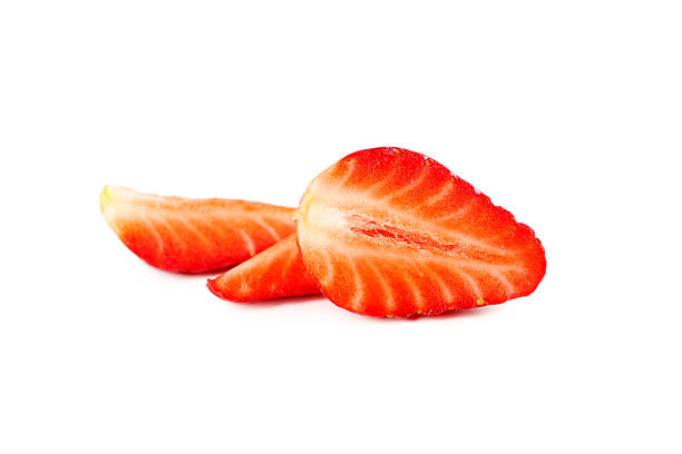istock Strawberry isolated on a white, close up 534134988