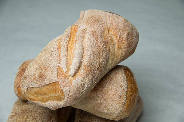 istock Ciabatta loaves of bread  background 534135600