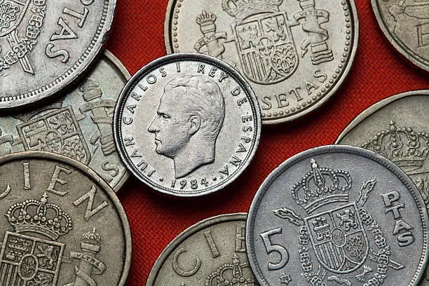 Photo of Coins of Spain. King Juan Carlos I