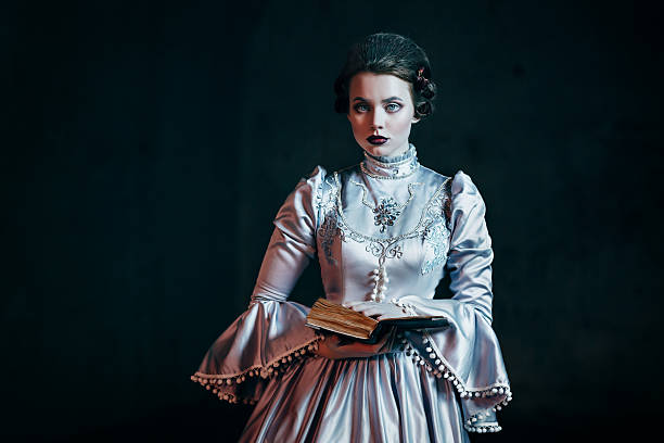 istock Woman in victorian dress 534135877