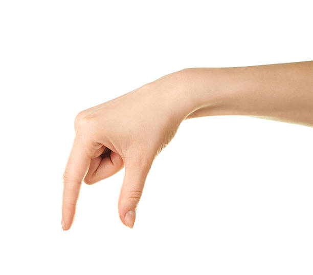 istock Female caucasian hand gesture isolated 534136290