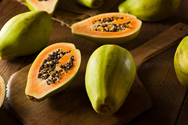 istock Raw Organic Green Papaya 534136755