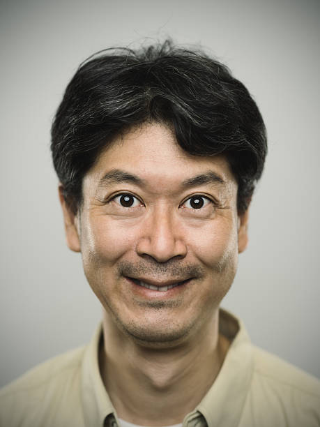 istock Portrait of a japanese man with happy expression. 534136970