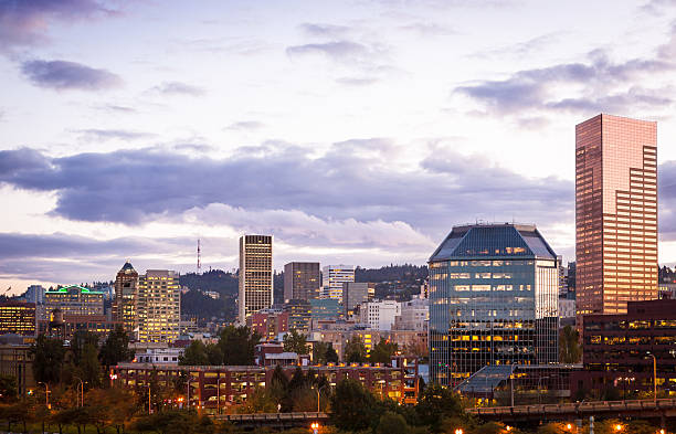 Downtown Portland, Oregon stock photo
