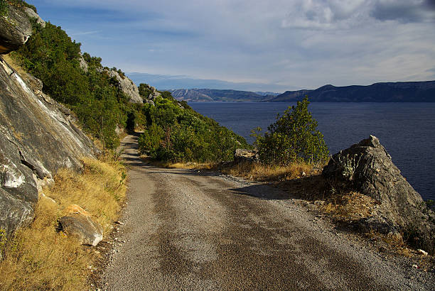 Mljet coast coast road in Croatia malerisch stock pictures, royalty-free photos & images