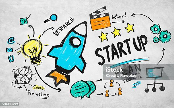 Start Up Plan Stock Photo - Download Image Now - 2015, Aspirations, Business