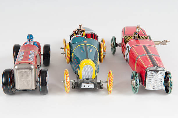 istock Three vintage toy cars 534139066