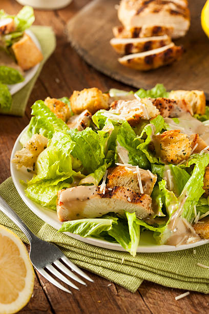 istock Healthy Grilled Chicken Caesar Salad 534139247