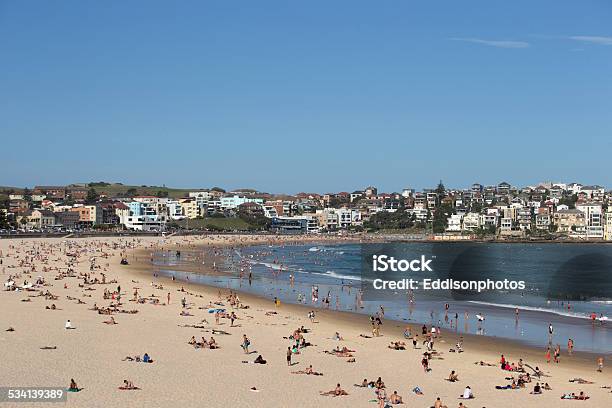 Bondi Great Summers Day In Australia Stock Photo - Download Image Now - 2015, Abundance, Australia