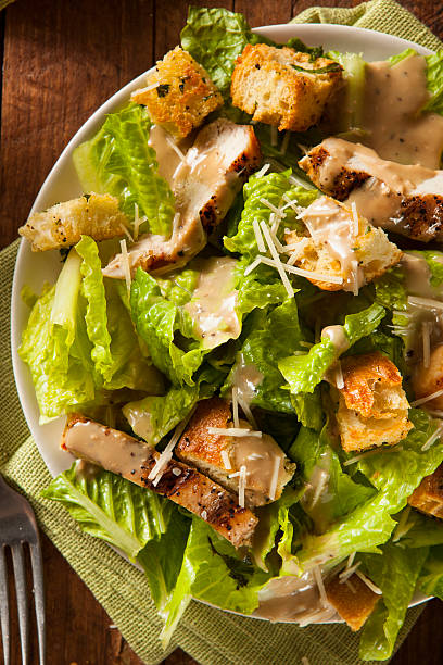 istock Healthy Grilled Chicken Caesar Salad 534139479