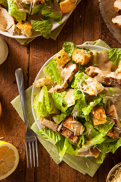 istock Healthy Grilled Chicken Caesar Salad 534139481