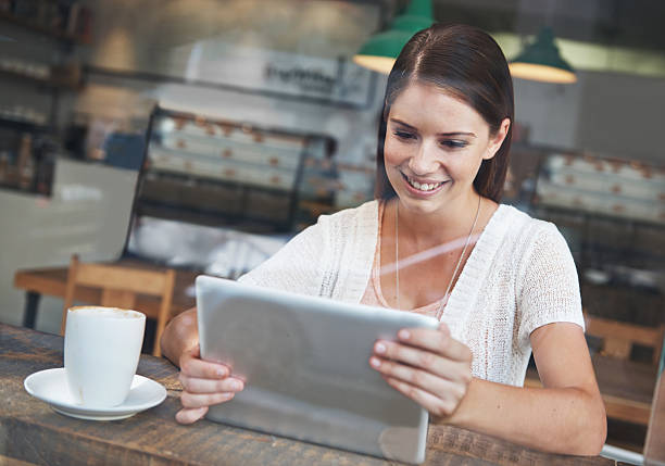 istock She comes here for the free wifi 534141021