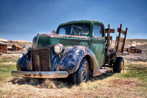 old rusty Truck in Bodie, USA