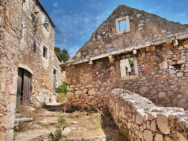 istock Ruined Dalmatian village 534158491