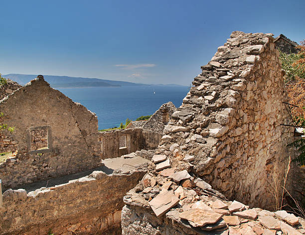 istock Ruined Dalmatian village 534158503