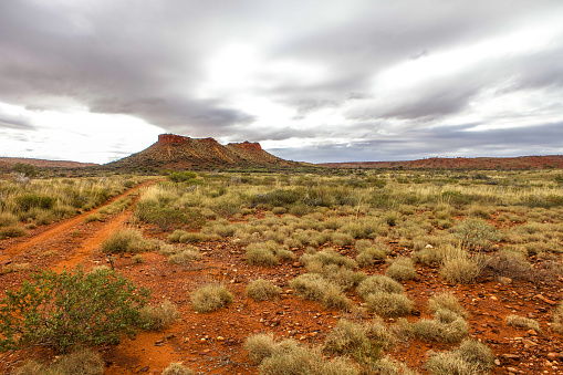 Rain coming to the Pilbara region of Western Australia.