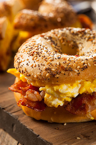 istock Hearty Breakfast Sandwich on a Bagel 534159729