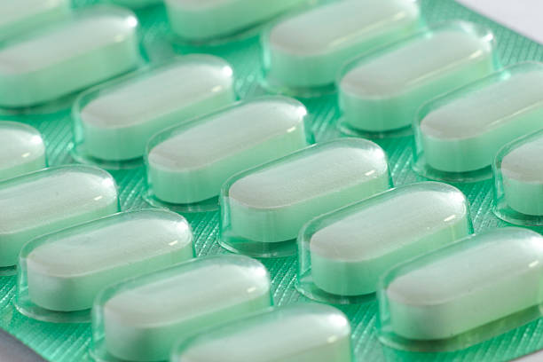 istock Strip of medicine pills 534162415
