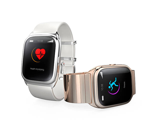istock Stylish smart watches isolated on white background 534164763