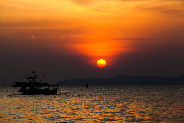 istock Fishing boats in sea harbor. 534166615