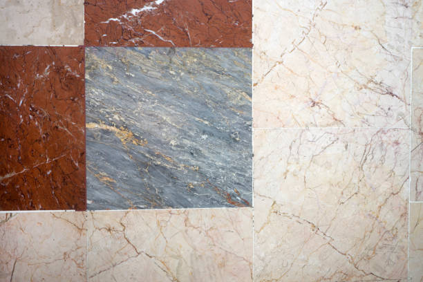 piętro z wysokiej jakości elgina - marble white cracked painterly effect zdjęcia i obrazy z banku zdjęć