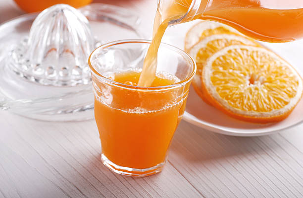 istock Orange juice in glass 534189937