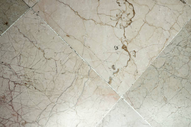 podłoga z wysokiej jakości marmurami - marble white cracked painterly effect zdjęcia i obrazy z banku zdjęć