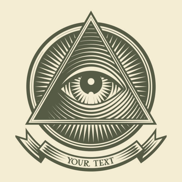 ilustrações de stock, clip art, desenhos animados e ícones de todos ver olho - an all seeing eye