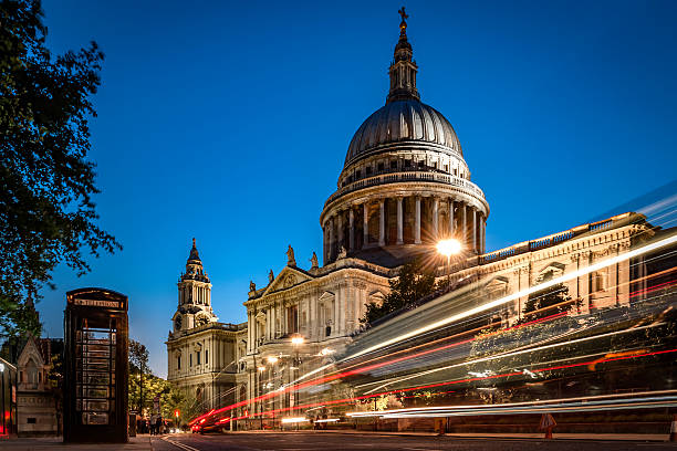 istock St Paul’s cathedral at night with traffic creating light trails 534191670