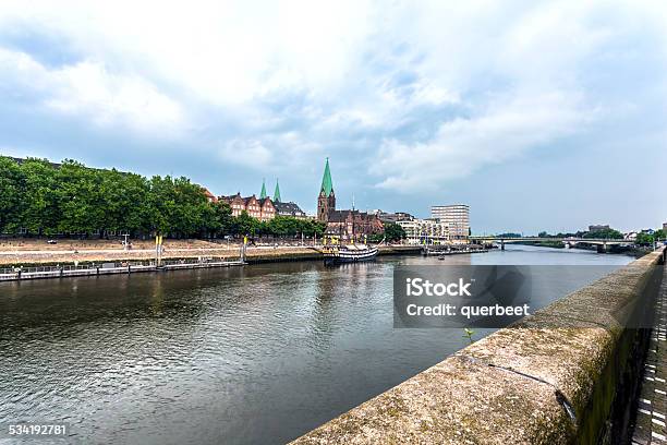 Bremen In Germany Stock Photo - Download Image Now - Bremen, Water, 2015