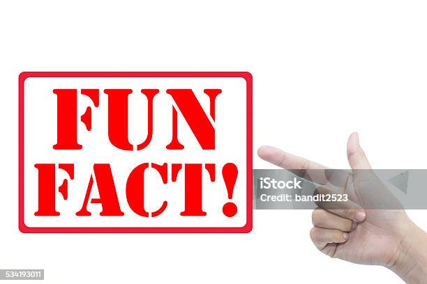 Fun Fact Stock Photo - Download Image Now - Fun, 2015, Adult