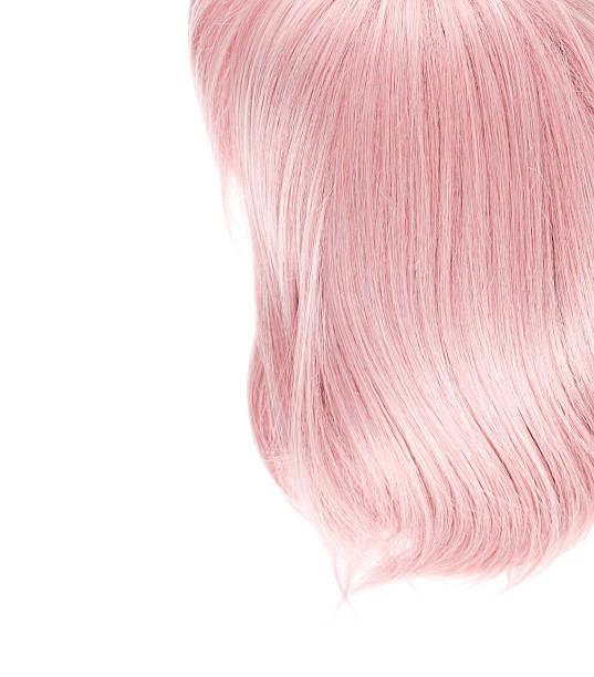 istock Hair fragment over the white 534193056