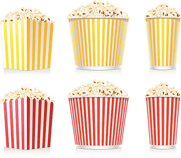 Vector illustration of Popcorn