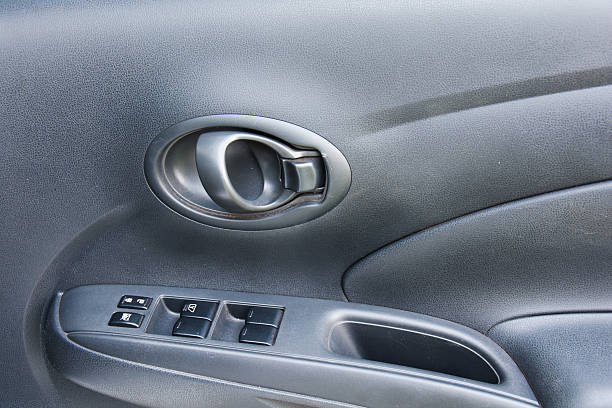 istock Button in car for adjust windows and lock the door. 534194814