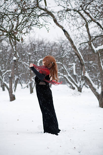 istock woman in winter park 534194979