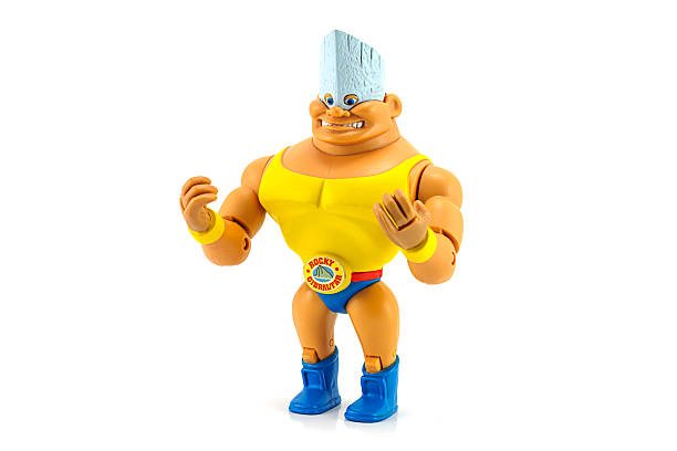 Bangkok, Thailand - July 31, 2014: Rocky Gibraltar the heavyweight wrestler character from Toy Story movie by Disney's Pixar Studio.