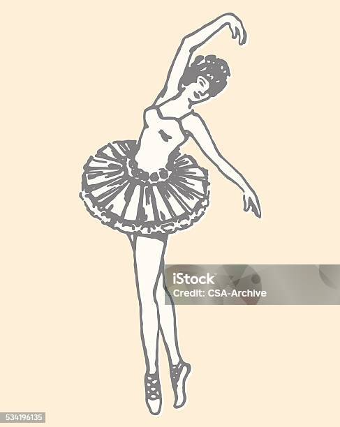 Ilustración de Ballerina y más Vectores Libres de Derechos de 2015 - 2015, Actividad, Actuación - Espectáculo