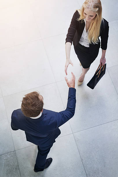istock Welcoming the new associate 534198142