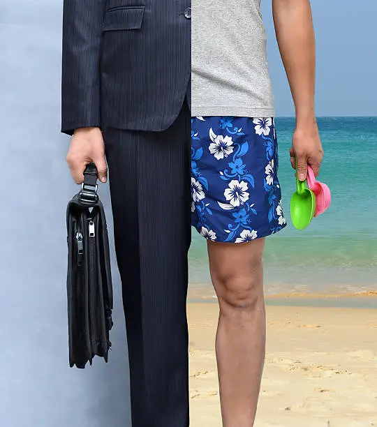Photo of Work and holiday wear (relaxation and stress concept)