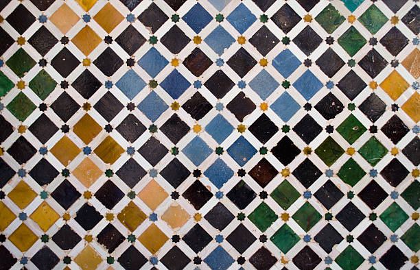 istock Colorful tiles, arabic style, in the Alhambra, Granada 534198401