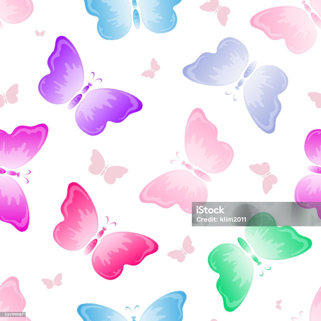 butterflies, seamless background seamless background with butterflies, vector illustration 2015 stock vector